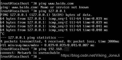 Linux之网络无法访问(network is unreachable) - 文章图片