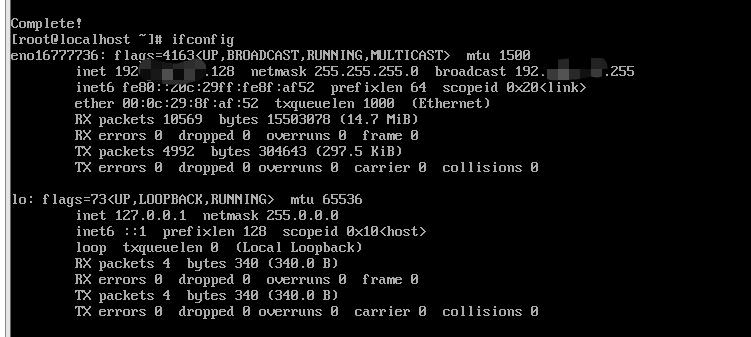 使用ifconfig命令查看linux系统ip地址提示命令不存在,yum安装ifconfig命令,发现了没有连接网络的问题 - 文章图片
