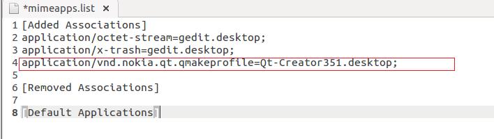 Ubuntu 指定文件默认打开方式(以QT Creator为例) - 文章图片