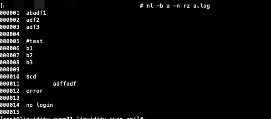 linux命令--nl - 文章图片