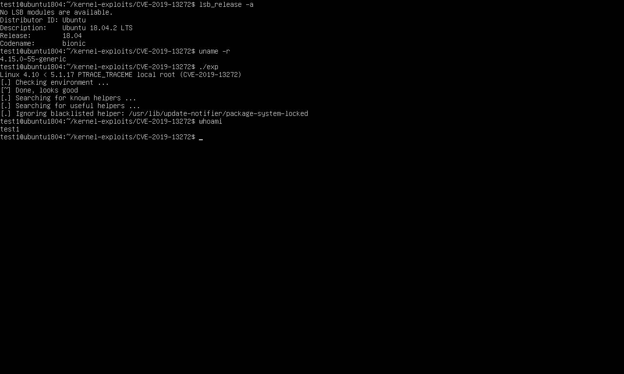 linux CVE-2019-13272 本地特权漏洞 - 文章图片