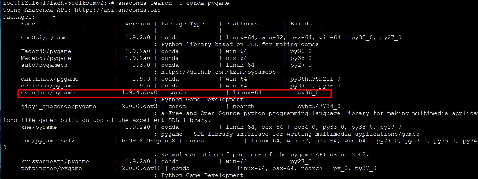 linux+python3.6环境安装pygame - 文章图片