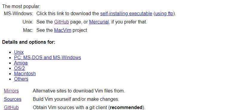Vim入门——Windows下安装 - 文章图片