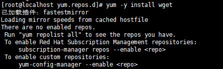 Centos7最小化安装报错There are no enabled repos. Run 