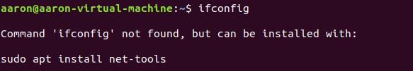 Ubuntu系统中找不到ifconfig命令 - 文章图片