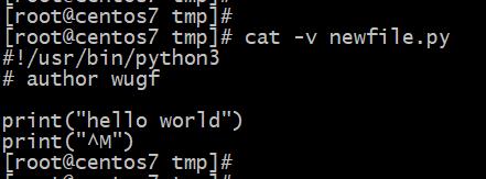 Centos7运行python脚本报错 /usr/bin/python3^M: bad interpreter: No such file or directory解决方法 - 文章图片