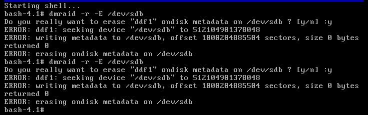 CentOS 6.2出现Disk sda contains BIOS RAID metadata解决方法 - 文章图片