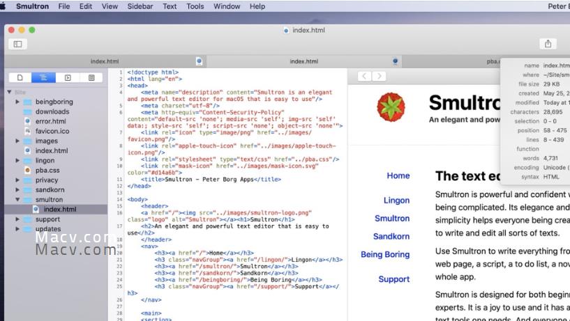 一款基于Mac OS X系统的网页文本编辑器 - 文章图片
