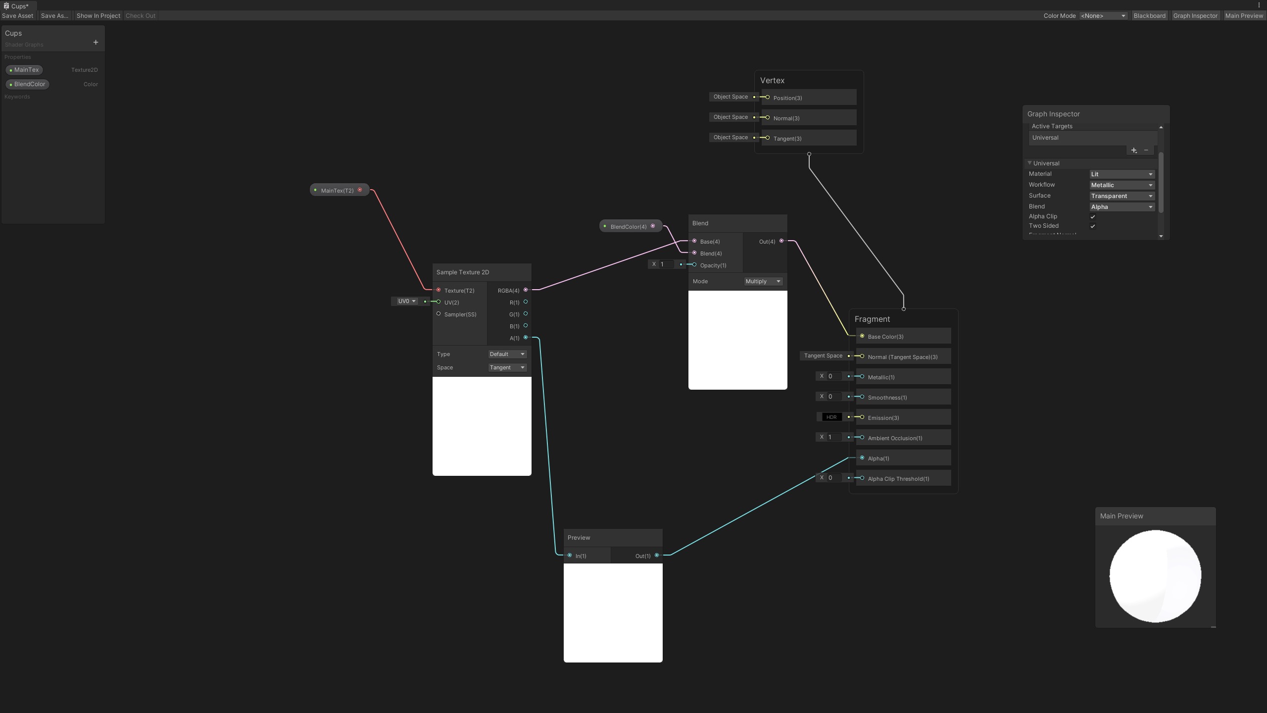Unity 使用URP(通用渲染管线) 和ShaderGraph 如何获得正确的半透明效果 - 文章图片