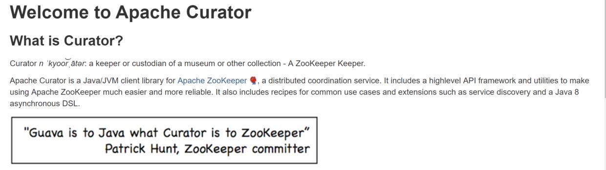 软件架构-zookeeper之curator详解 - 文章图片