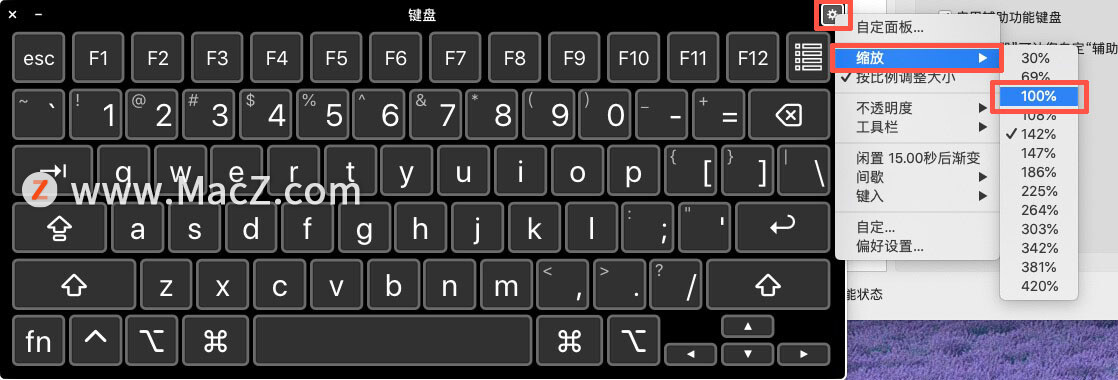 在 Mac 上如何使用辅助功能键盘？ - 文章图片