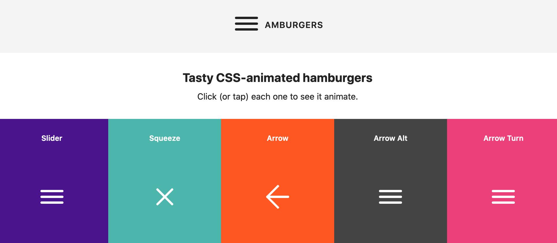这个 CSS 库竟能帮你做汉堡？ - 文章图片