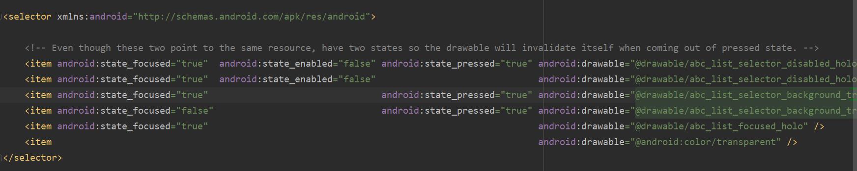 android:focusable=“true“ 导致有背景阴影 - 文章图片