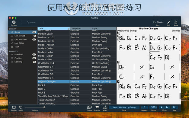 iReal Pro 2020 for Mac(模拟乐队音乐陪练工具) - 文章图片