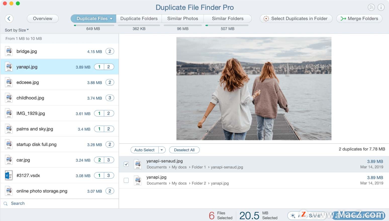 苹果Mac重复文件清理工具：Duplicate File Finder Pro - 文章图片