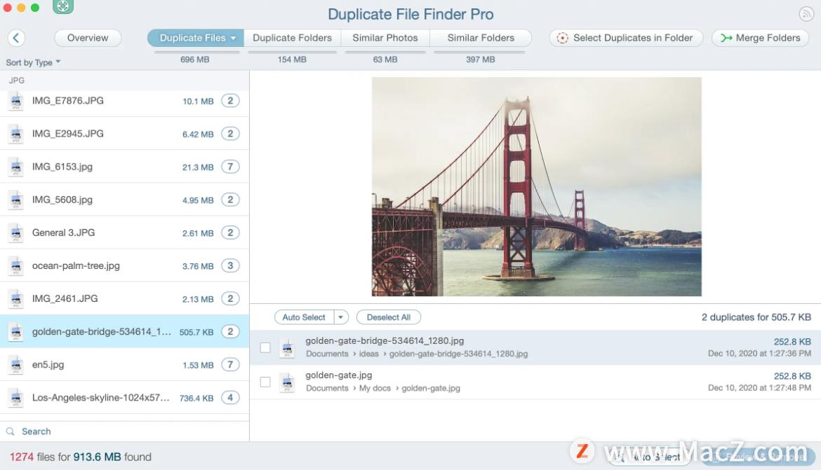 苹果Mac重复文件清理工具：Duplicate File Finder Pro - 文章图片