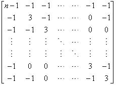 BZOJ-1002&洛谷P2144【FJOI2007】轮状病毒--py+Java+c++写法（生成树计数-矩阵树-基尔霍夫矩阵-高精度） - 文章图片