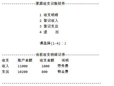 Java项目之家庭收支记账软件 - 文章图片