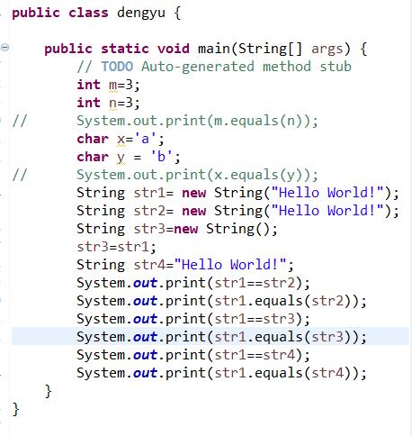 java中的==，===，与equals函数在字符串相等时的区别。 - 文章图片