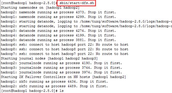 hadoop-HA集群搭建，启动DataNode，检测启动状态，执行HDFS命令，启动YARN，HD - 文章图片