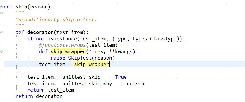 python unittest--TestCase类总结5，skip如何给TestCase增加了__unittest_skip__，__unittest_skip_why__的属性 - 文章图片