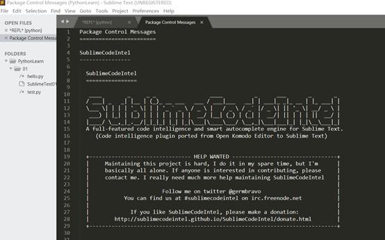 04 Python - SublimeText3装插件 - 文章图片