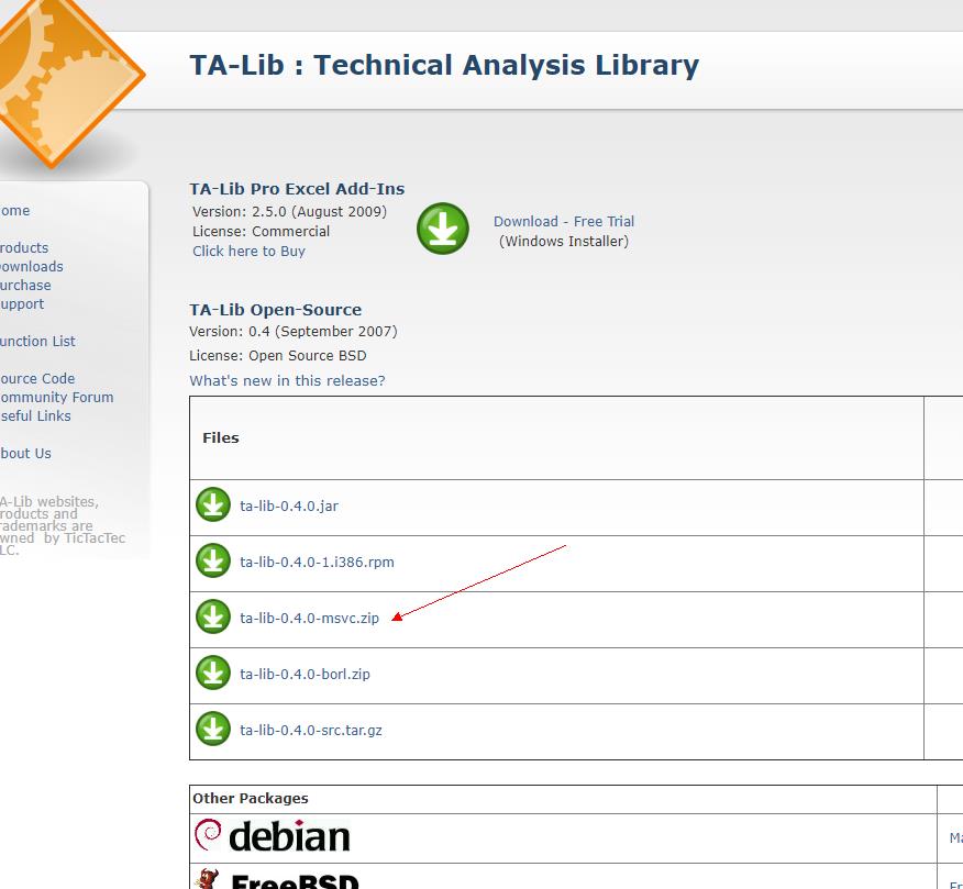 量化指标程序库 ta-lib 安装方法 - 文章图片