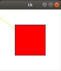 Python3 tkinter基础 Canvas coords 移动直线，itemconfig 设置矩形的颜色, delete 删除一条直线 - 文章图片