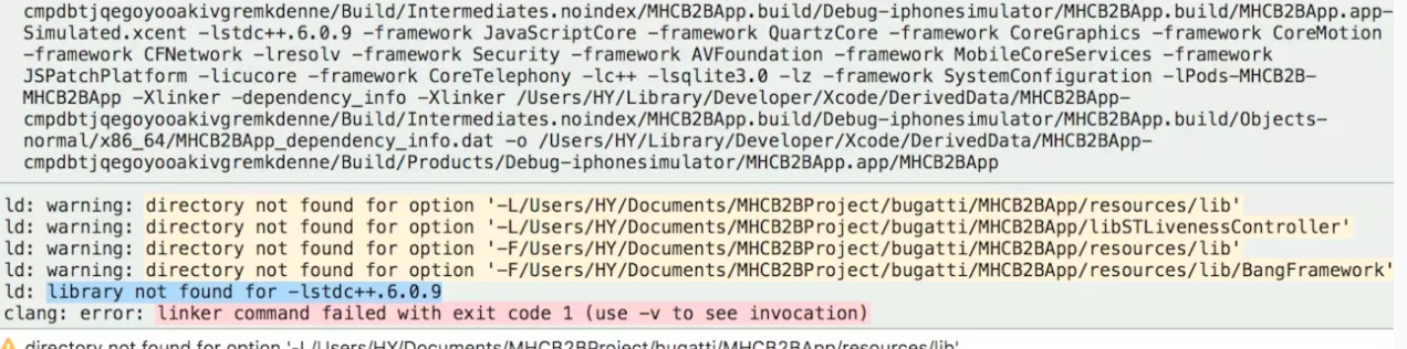 Xcode10和iOS12,library not found for -lstdc++.6.0.9, - 文章图片