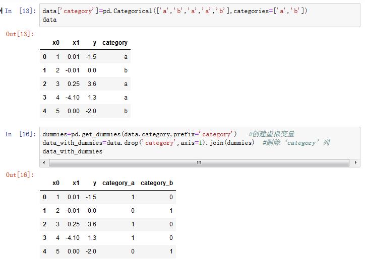 《利用Python进行数据分析》 13.1pandas与建模代码的结合 - 文章图片