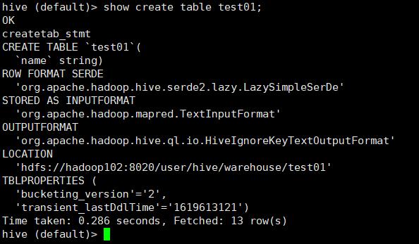 Hadoop之Hive数据库和表的增删改查（DDL） - 文章图片