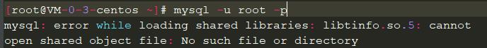 关于linux ping百度 以及mysql缺失libtinfo.so.5 无法登录 远程连接mysql出现的2058异常的解决 - 文章图片