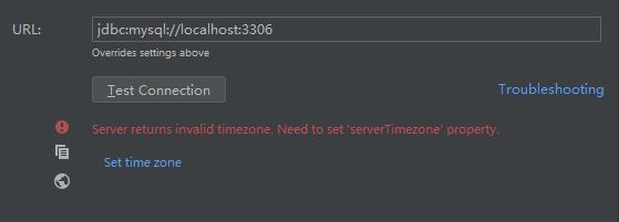 IDEA中配置连接MySql报错Server returns invalid timezone - 文章图片