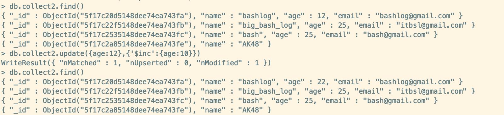 MongoDB文档操作(5) - 文章图片