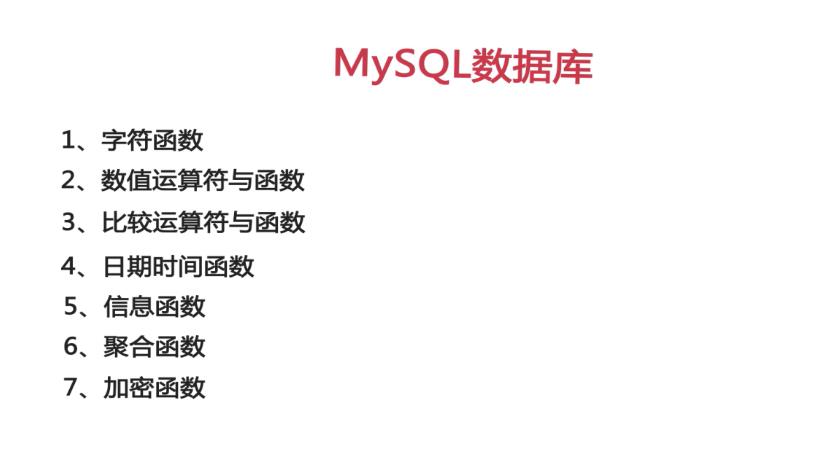 MySQL运算符和函数 - 文章图片