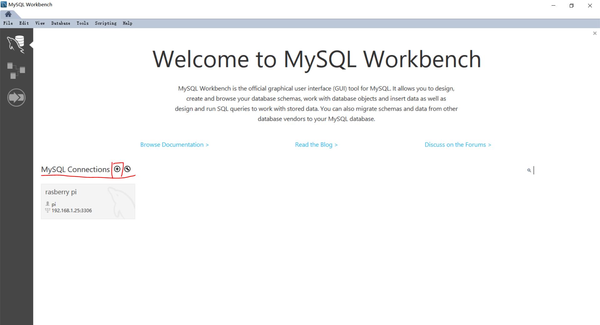 在树莓派上建立mysql-server，然后在windows上通过mysql workbeach客户端连接访问 - 文章图片