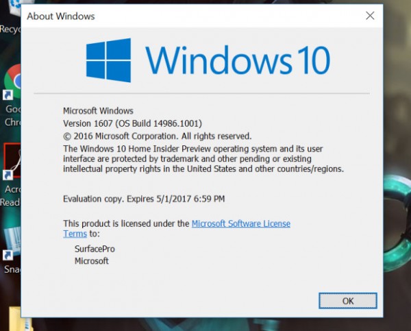 微软提供windows10 14986给内测用户测试1.jpg