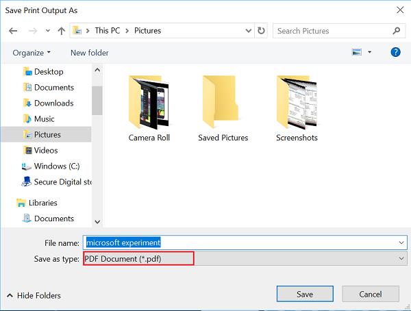 如何在Windows 10中将JPEG和PNG图像文件转换为PDF