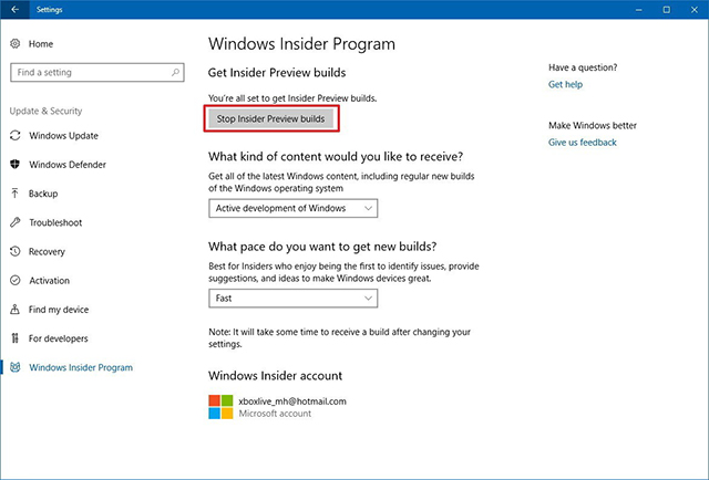延迟Windows 10 Insider Preview更新的技巧1.jpg