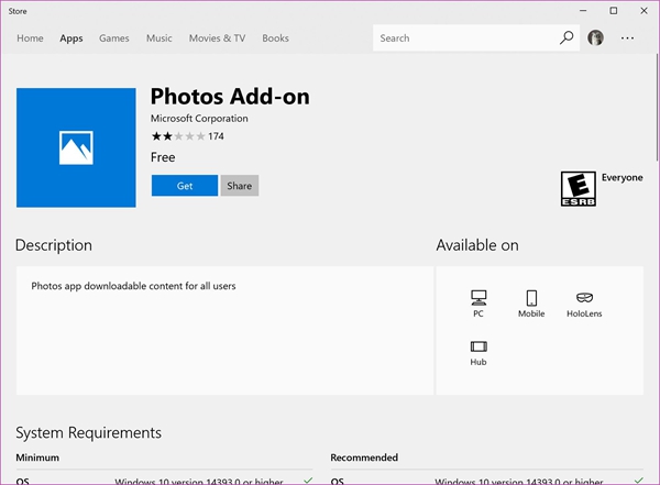 Windows 10上静默安装Photos Add-On应用惹恼用户.jpg