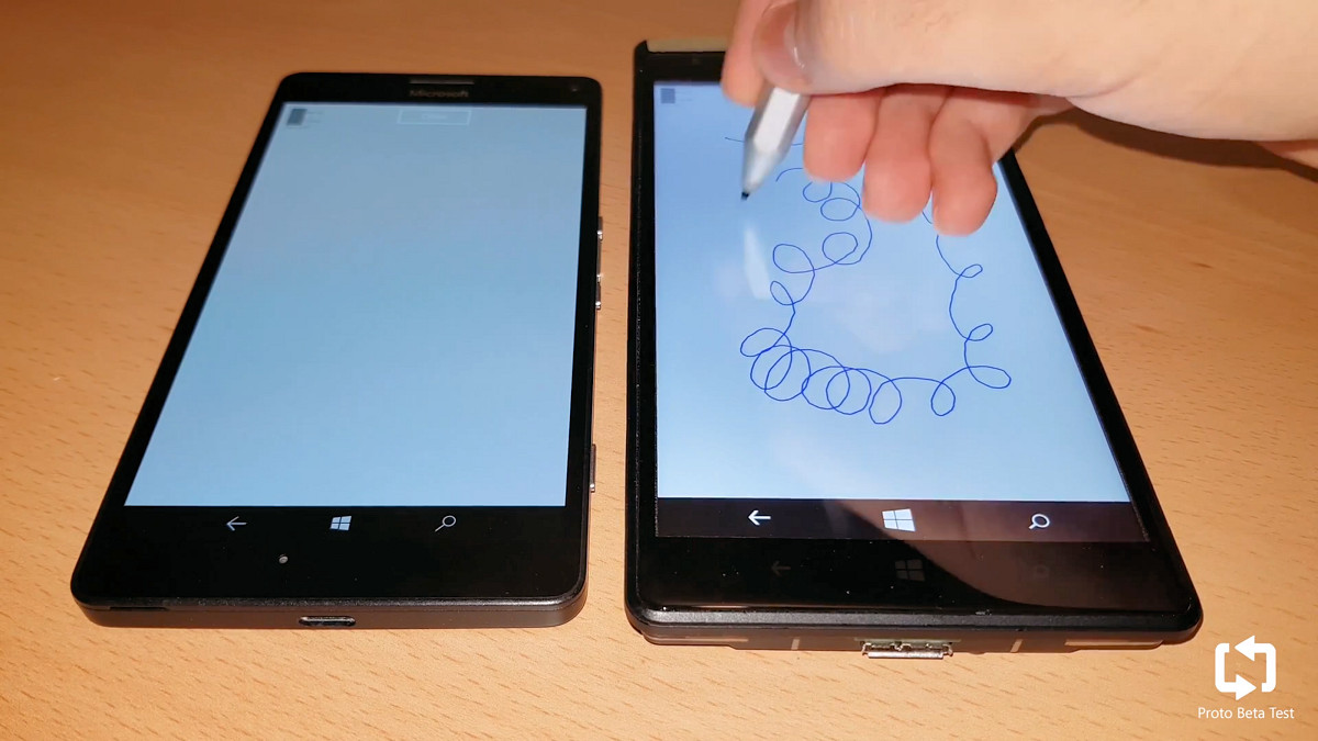 原型机显示：Windows 10 Mobile支持Surface Pen1.jpg