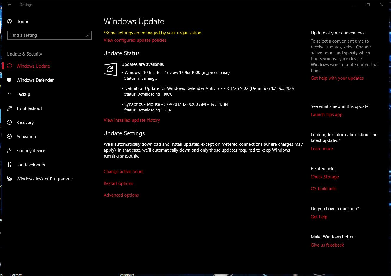 微软推送windows10 RS4快速预览版17063系统更新.png