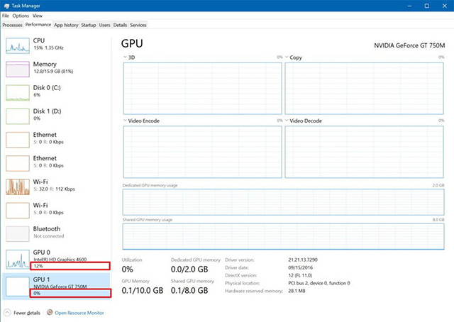 windows10专业版跟踪GPU性能数据的技巧