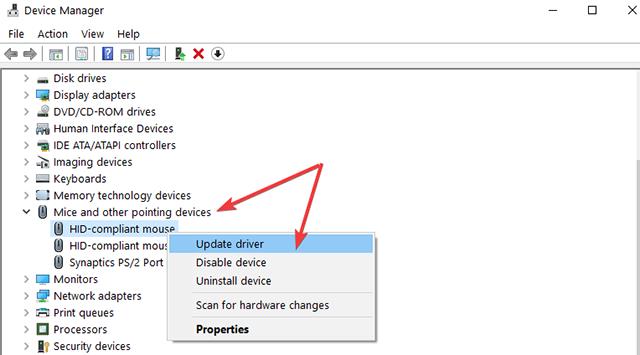 修复：Windows 10光标选择全部