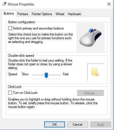 修复：Windows 10光标选择全部