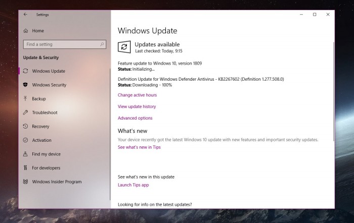微软恢复windows10 1809十月更新推送.jpg