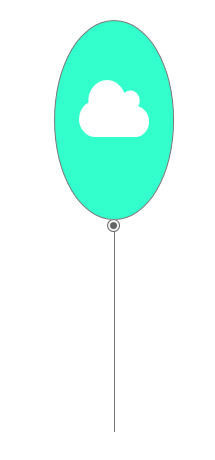 AxureRP8制作气球图形的图文操作流程