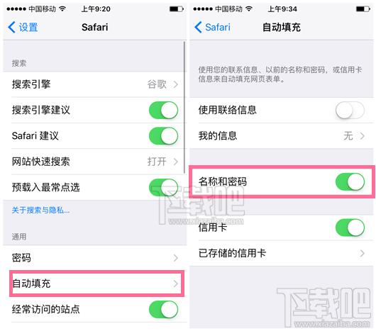 iOS设备Safari自动填充密码怎么设置 iPad上设置Safari指定网址账号密码方法