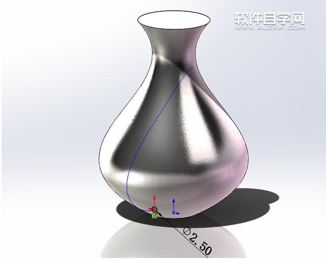 SolidWorks创意花瓶怎么绘制？